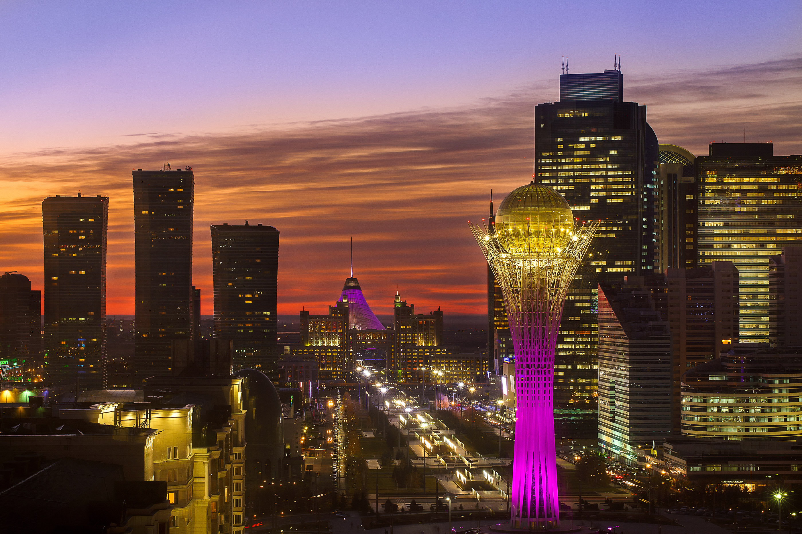 Водно-зеленый бульвар Астана